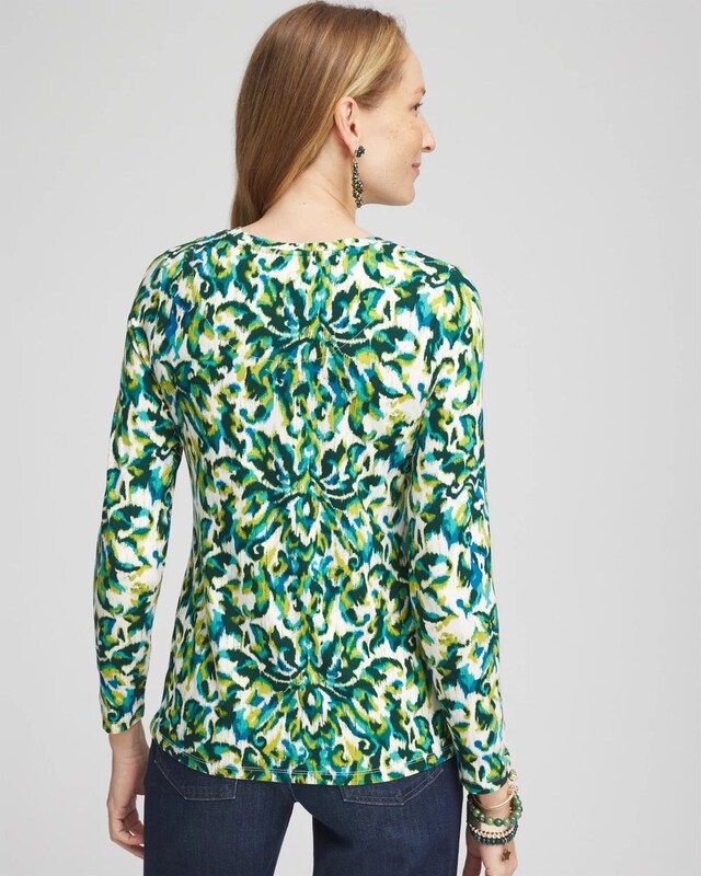 Touch of Cool Ikat Layering Tee - image 3